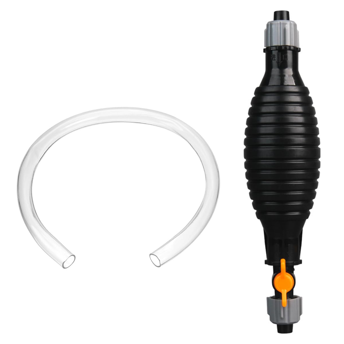 Serplex Fuel Transfer Pump Kit with 3.3ft Transparent Pipe Reuseable Manual Fuel Transfer Pump with Flow Valve Control Manual Siphon Fuel Transfer Pump for Refueling, Emergency Fuel Transfer Serplex Fuel Transfer Pump Kit with 3.3ft Transparent Pipe Reuseable Manual Fuel Transfer Pump with Flow Valve Control Manual Siphon Fuel Transfer Pump for Refueling, Emergency Fuel Transfer